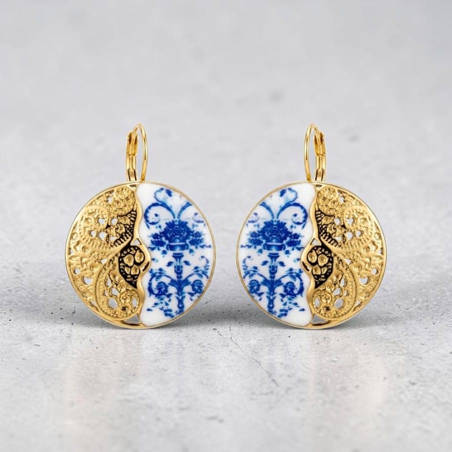 Brincos Filigrana + Azulejo